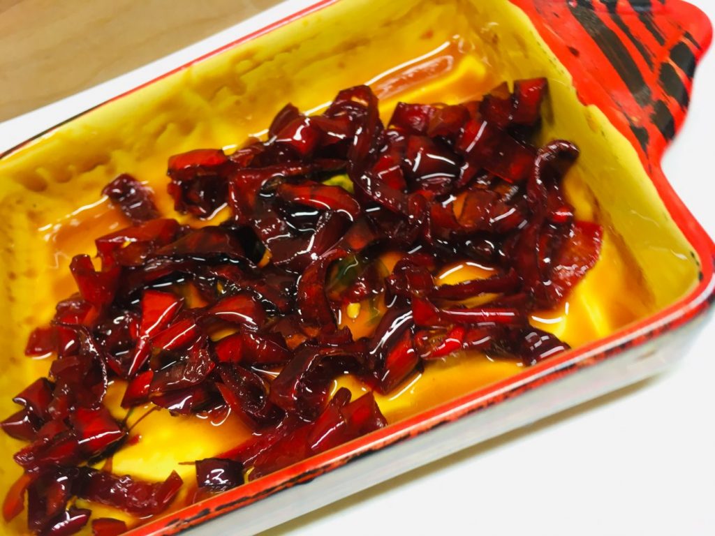 Karamellisierte Chilis