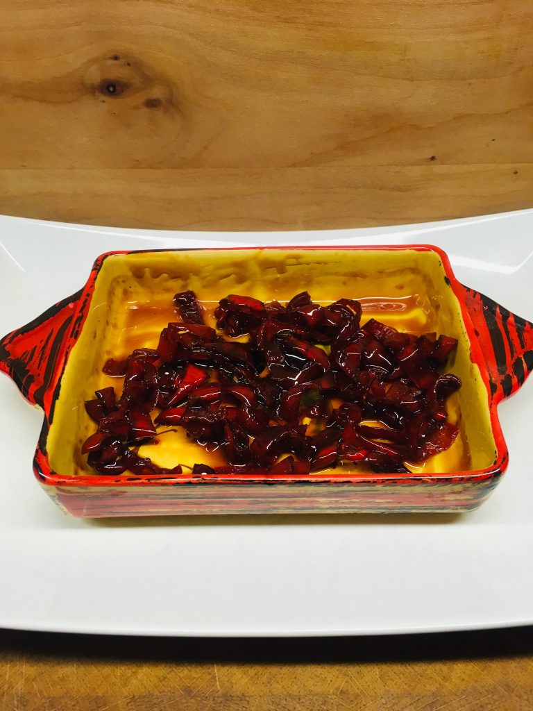 Karamellisierte Chilis