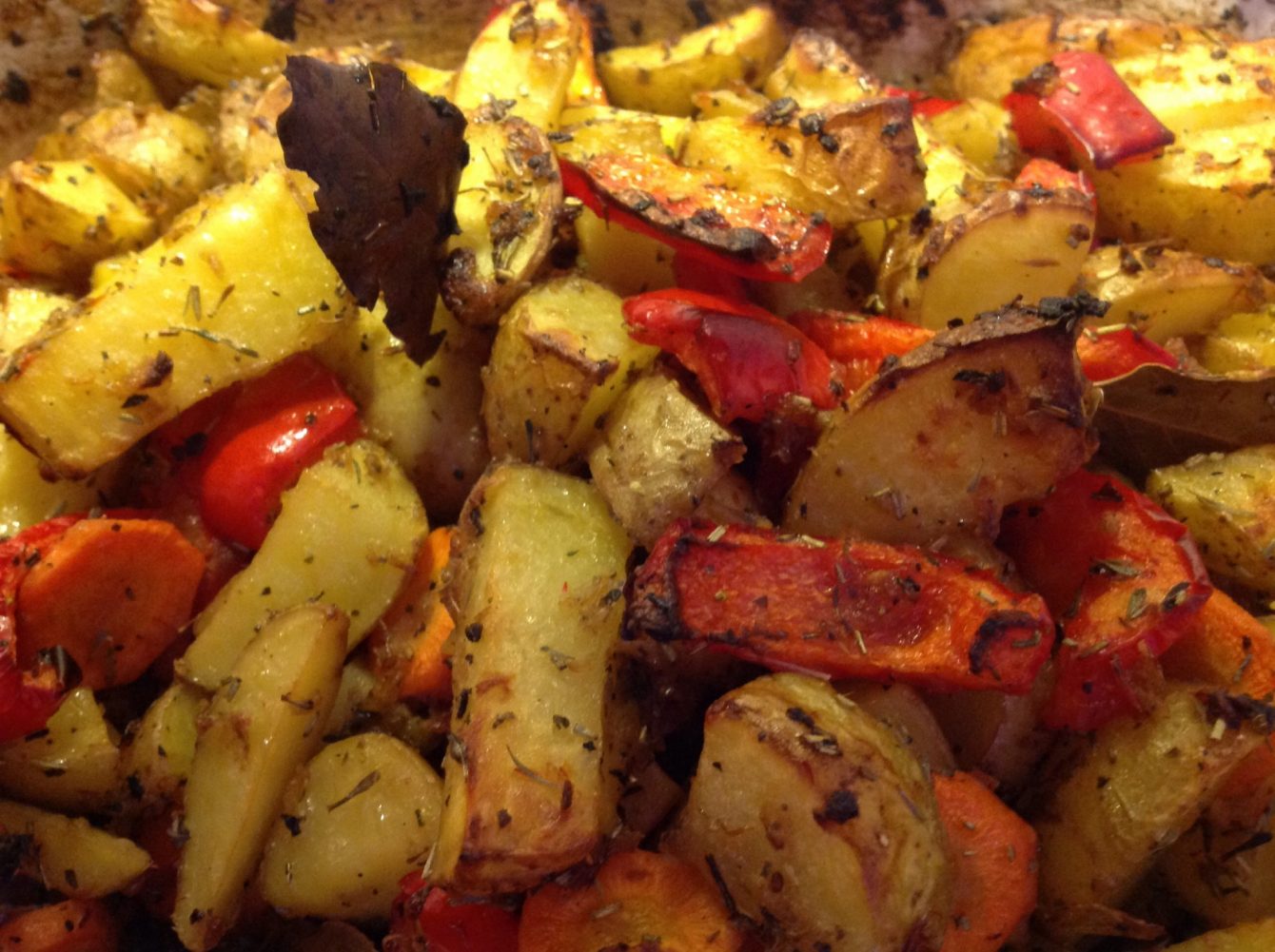 Provenzialische Ofenkartoffeln mit Safranhonig