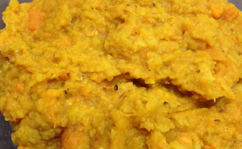 Mung Dal mit Süßkartoffeln
