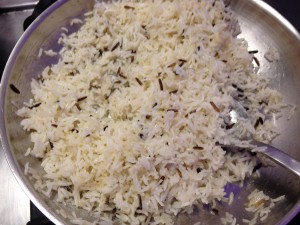 Gebratener Jasmin Reis