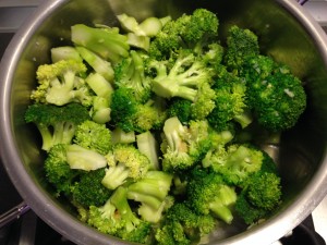 Brokkoli in Knoblauch