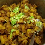 Knusprige Gewürz Kartoffel indisch