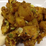 Knusprige Gewürz Kartoffel indisch