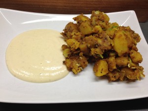 Knusprige Gewürz Kartoffel indisch