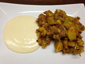 Knusprige Gewürz Kartoffel indisch