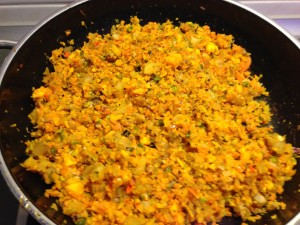 Kürbis Karotten Kartoffel Bratlinge mit Pistazien