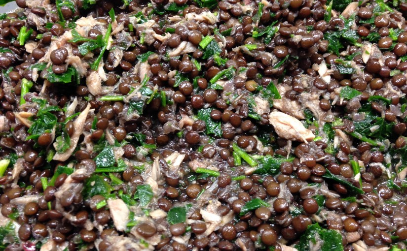 Beluga Linsen Salat