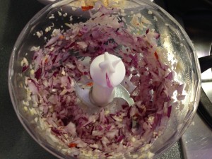 Zwiebeln, Knoblauch und Chili