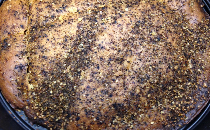 Schnelles Fladenbrot mit Za'atar