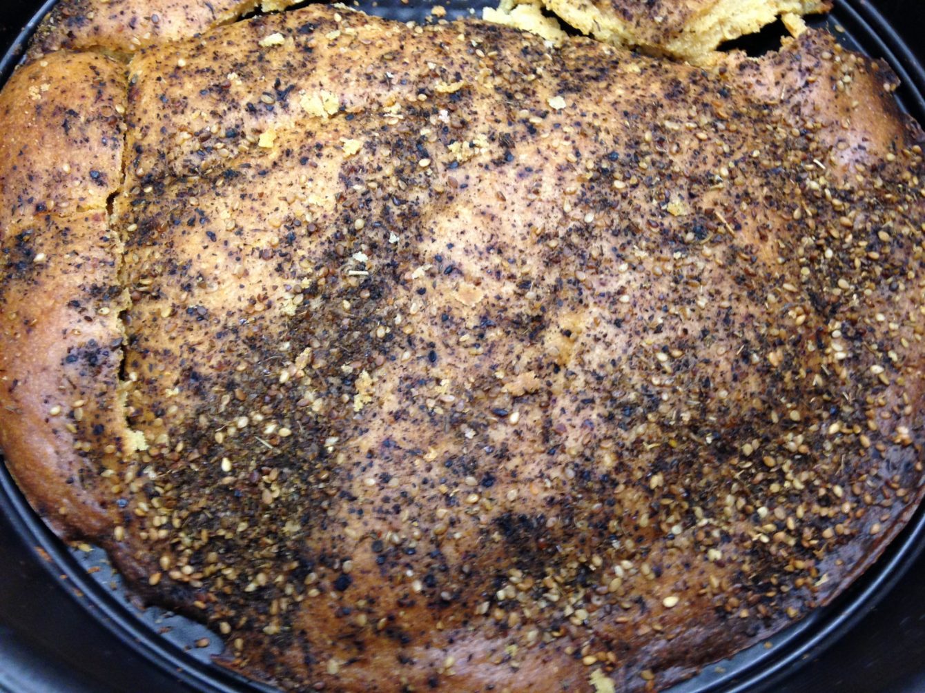 Schnelles Fladenbrot mit Za'atar