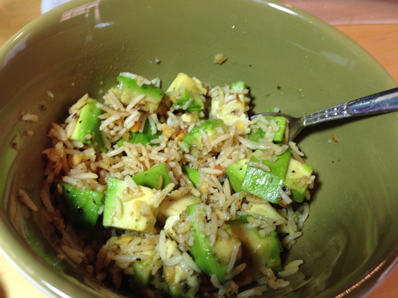 Linsenreis mit Avocado