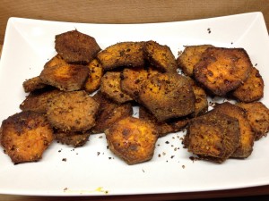 Gemüsechips aus Süßkartoffeln