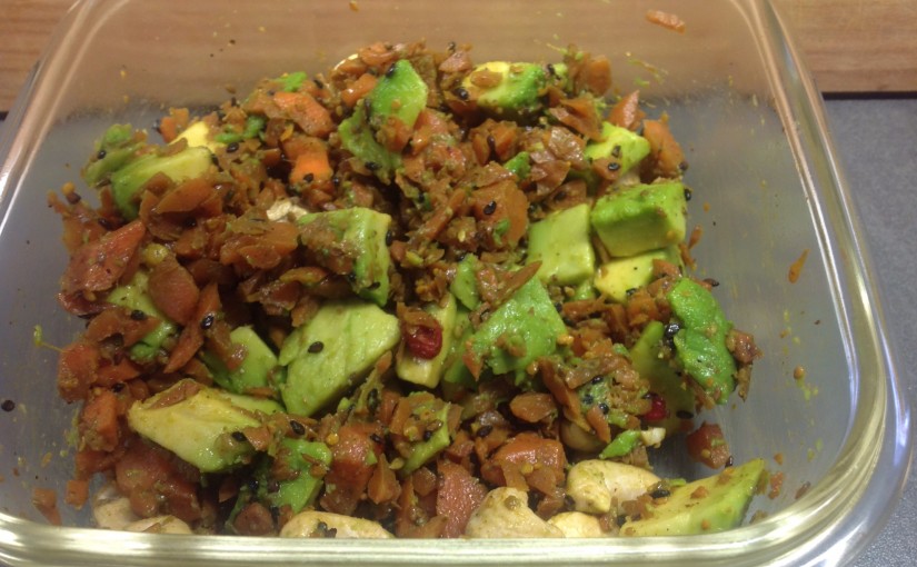 Dukkah Möhren mit Avocado