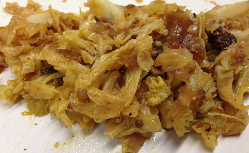 Wirsing mit Apfel, Lauch Möhren Chutney