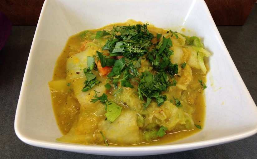 Möhren-Orangen-Chinakohl Curry