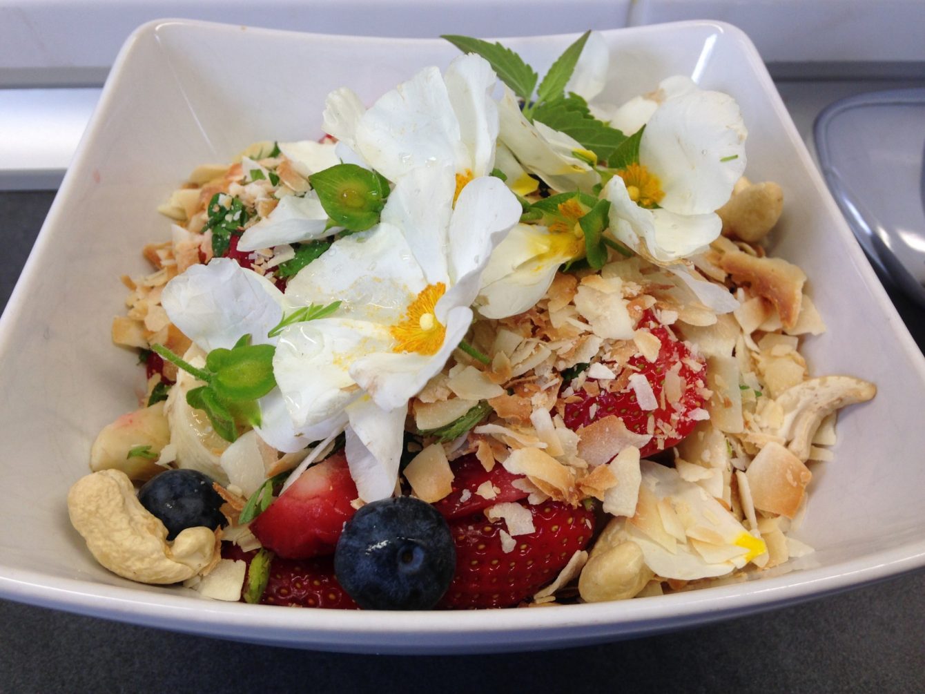 Götterfrühstück mit Cystusblüten