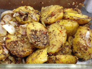Gebackene Zatar Kartoffeln
