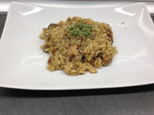 Steinpilz Risotto mit Trüffelöl