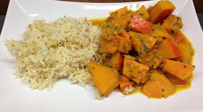 Kürbis Süßkartoffel Curry