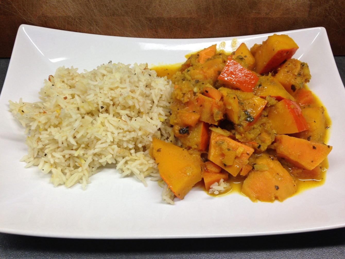 Kürbis Süßkartoffel Curry