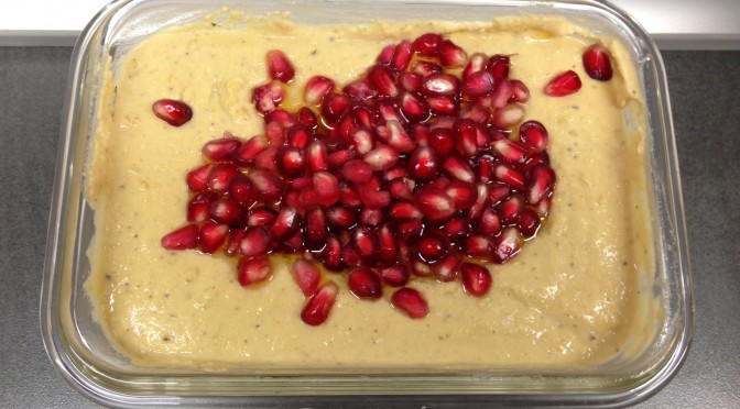 Hummus aus roten Linsen