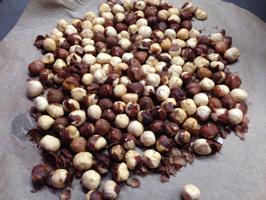 Geröstete Haselnüsse