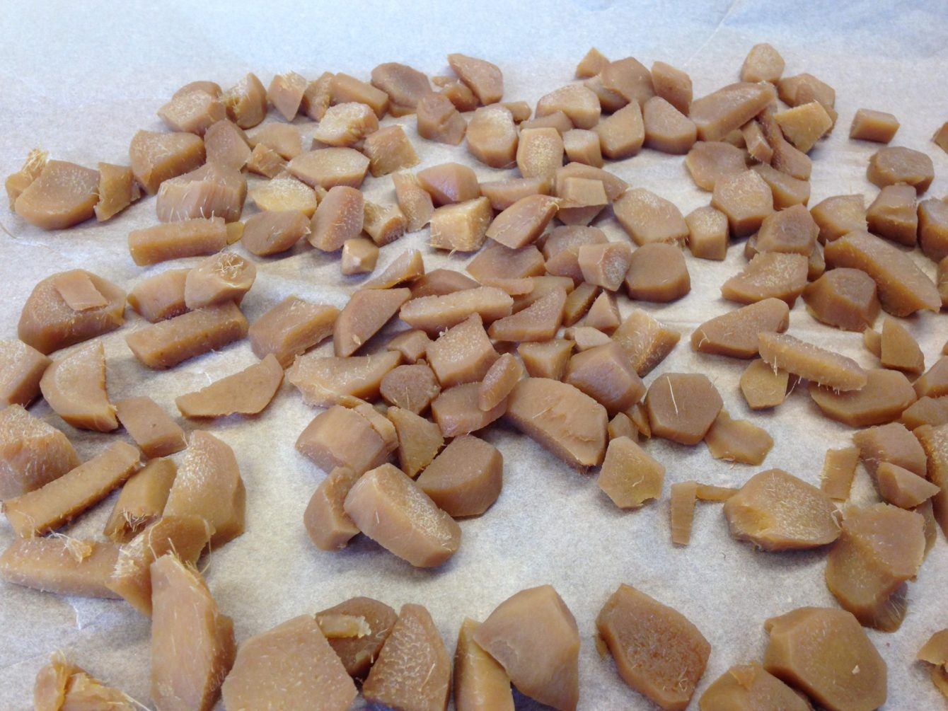 Getrockneter kandierter Ingwer