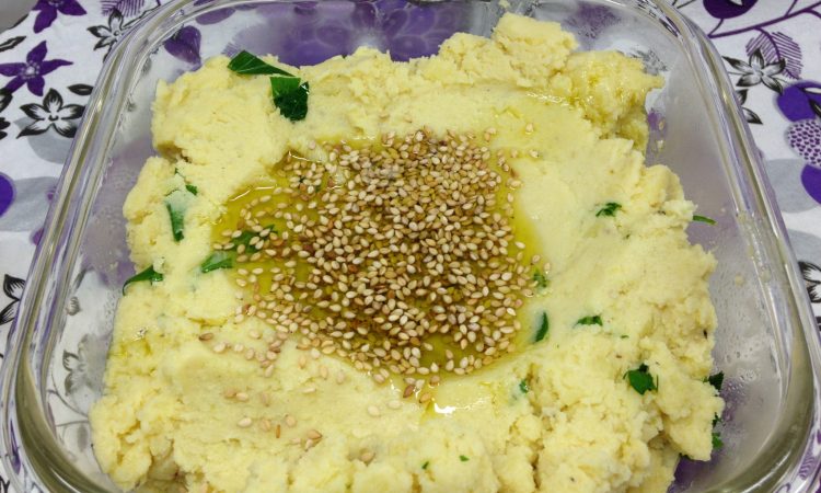 Arabischer Kartoffel Sesam Dip – Msahbaha Batata