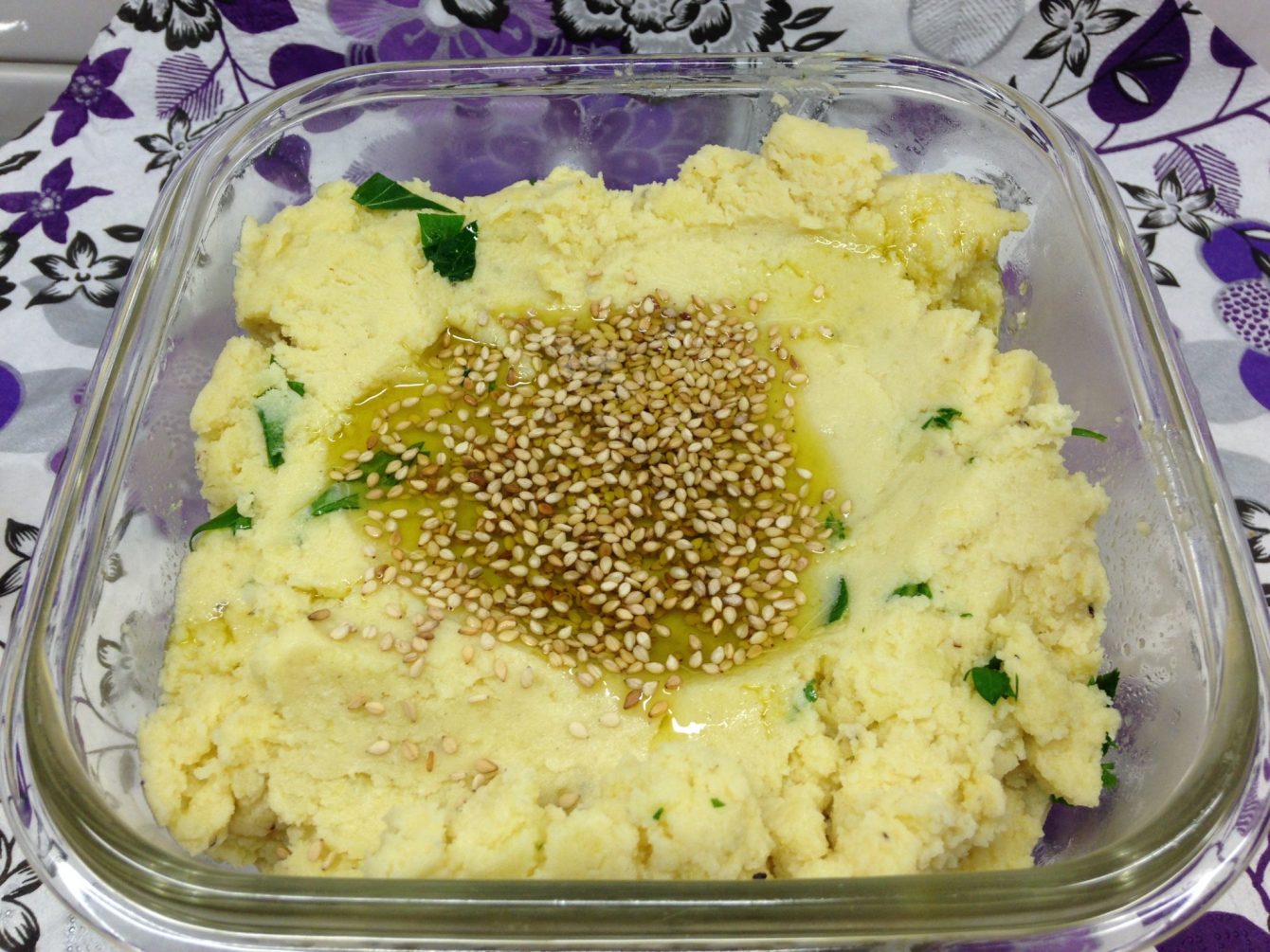 Arabischer Kartoffel Sesam Dip – Msahbaha Batata