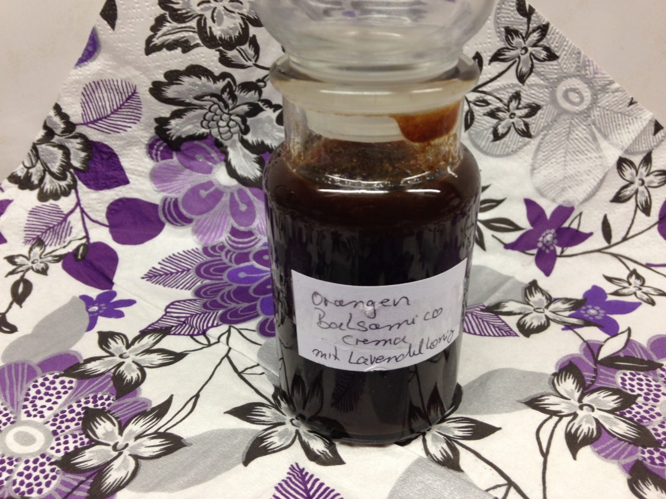 Orangen Balsamico Reduktion mit Lavendelhonig