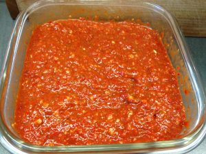 muhamara Paprikapaste mit Walnüssen