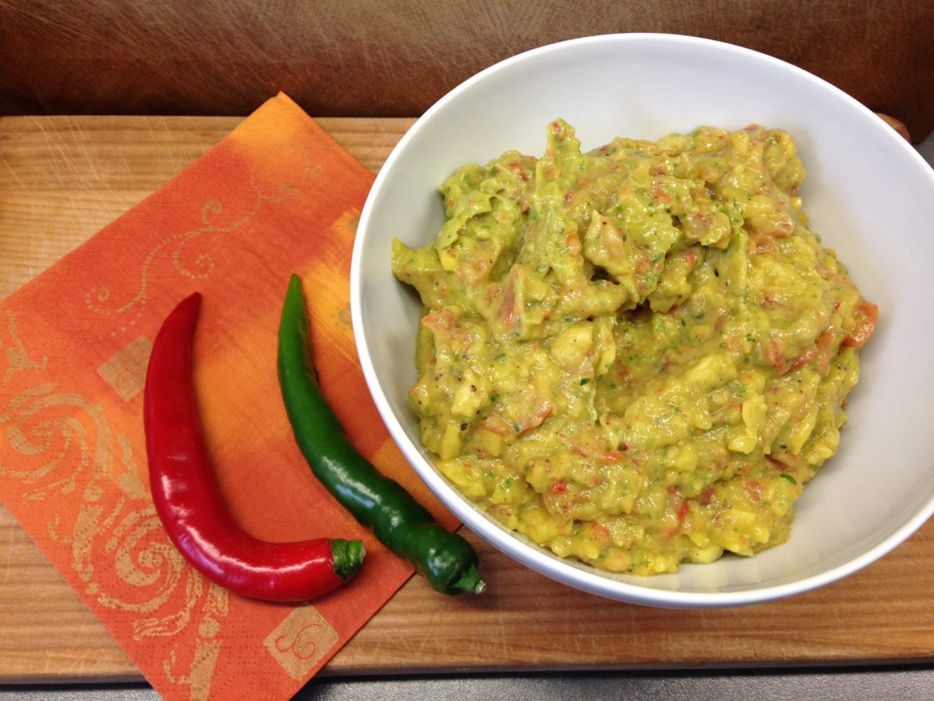 Avocado Mango Chili Guacamole