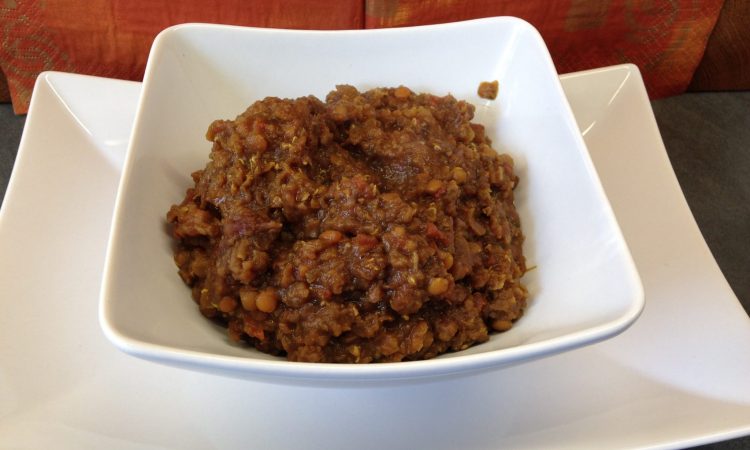 Linsen Dal mit Süßkartoffel
