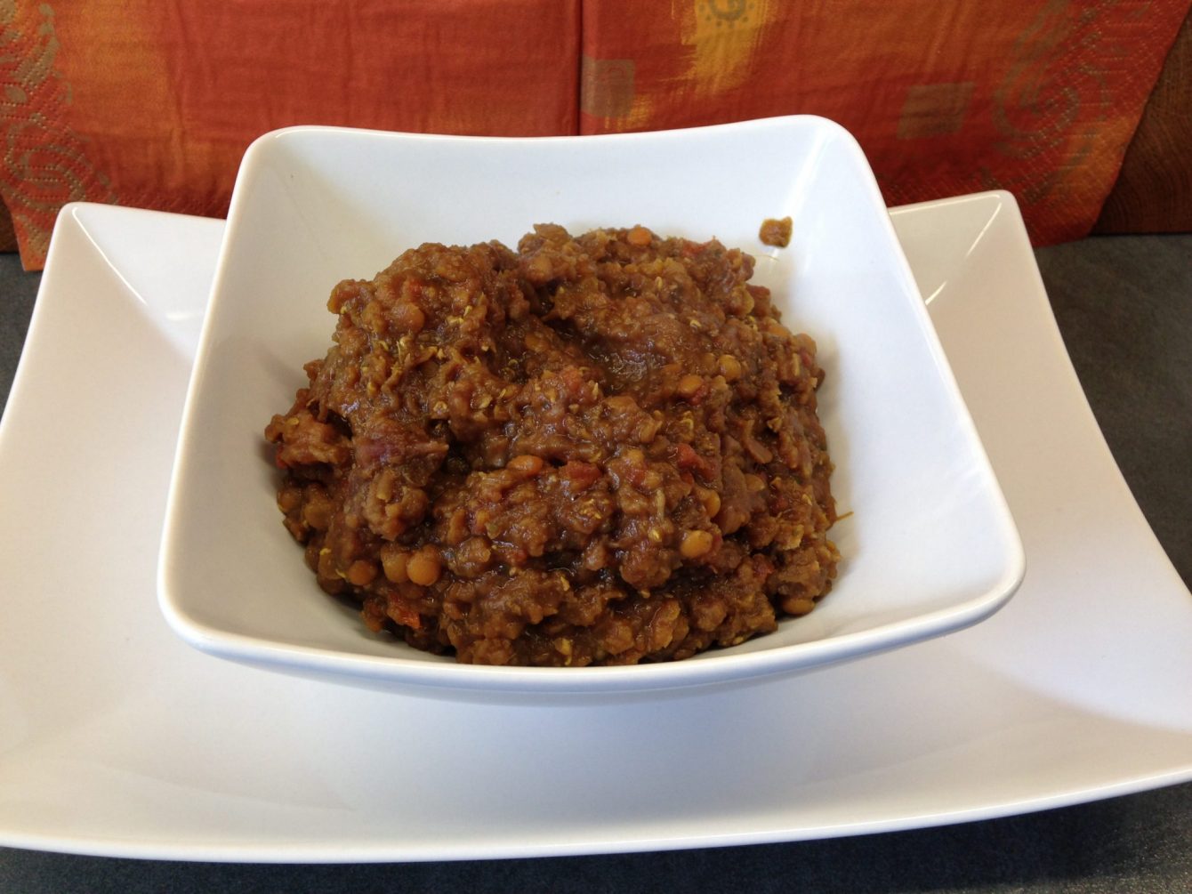 Linsen Dal mit Süßkartoffel