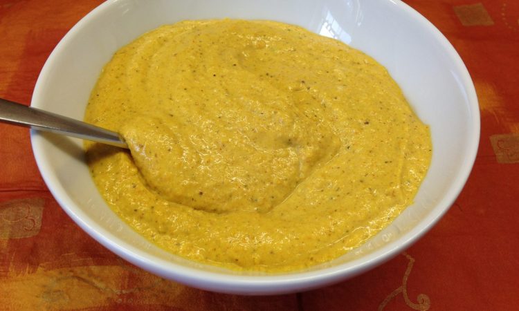 Orangen Curry Cashew Dip