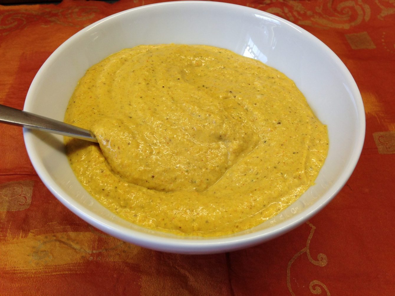 Orangen Curry Cashew Dip