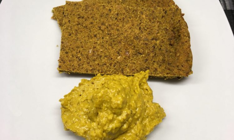 Bananen Brot mit Curry Dip