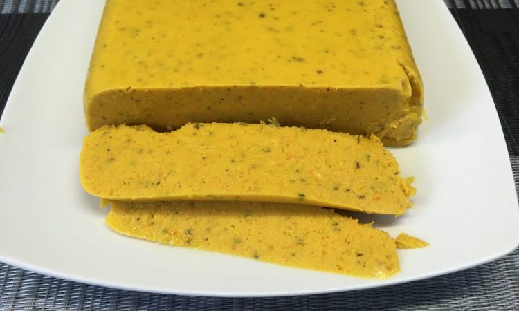 Veganer Käse aus Kartoffeln und Karotten