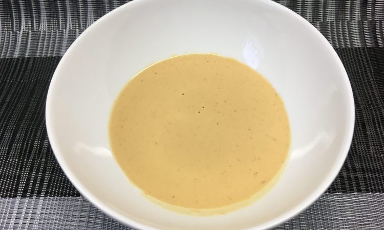 Orangen Tahini Dressing mit Harissa