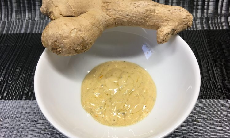 Orangen Ingwer Tahini Dressing