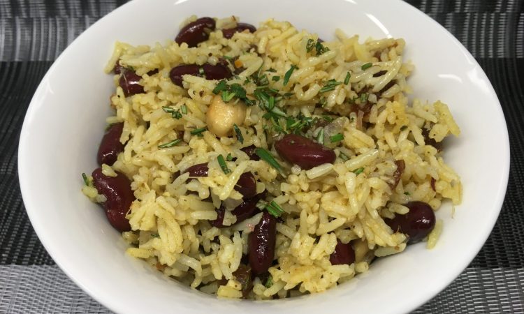 Kidneybohnen Reis Salat