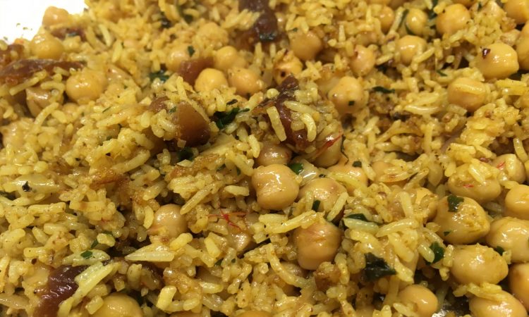 Curry Kichererbsen Reis