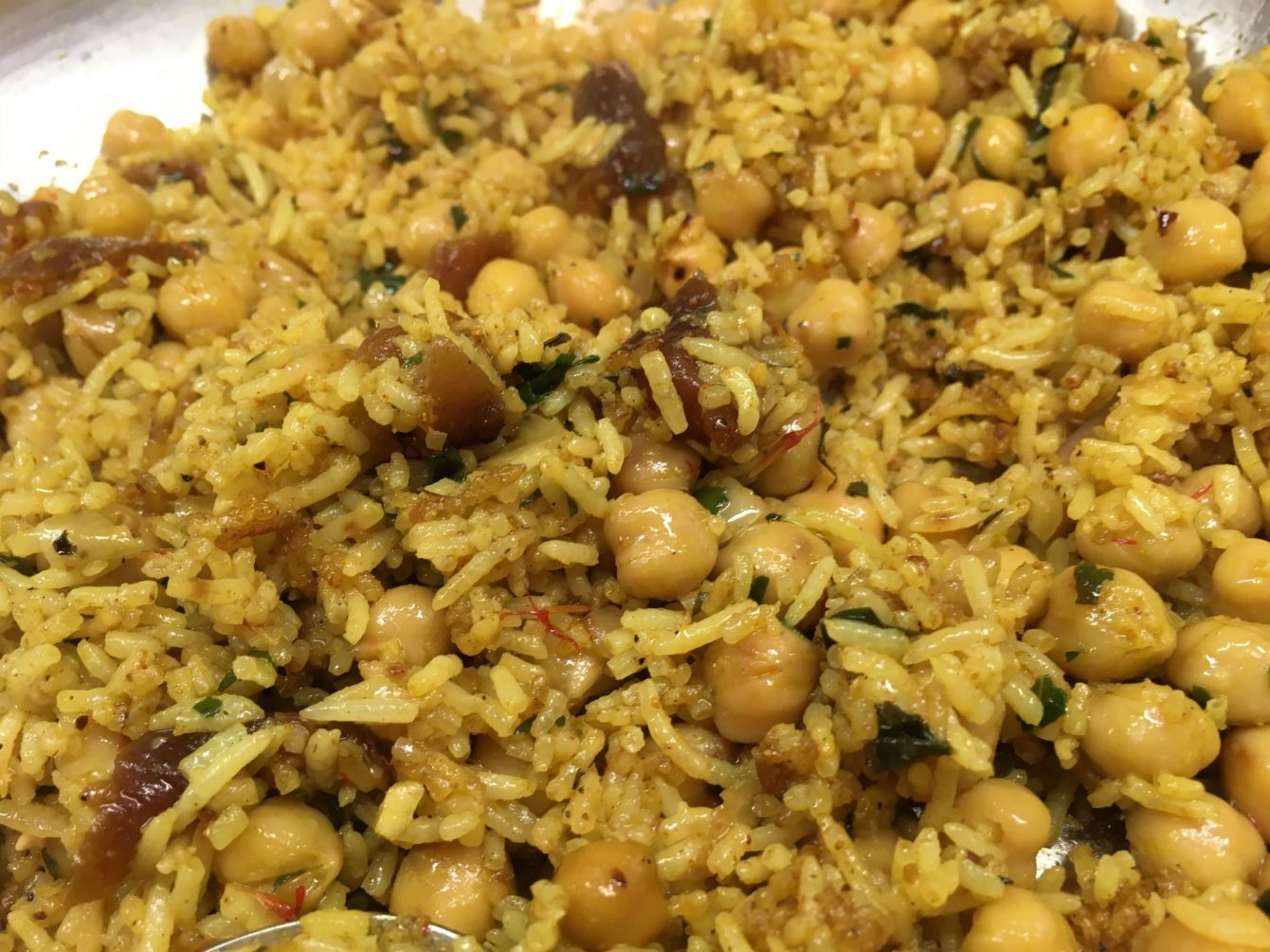 Curry Kichererbsen Reis