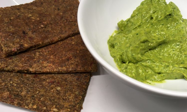 Pastinaken Erdnuss Fladenbrot