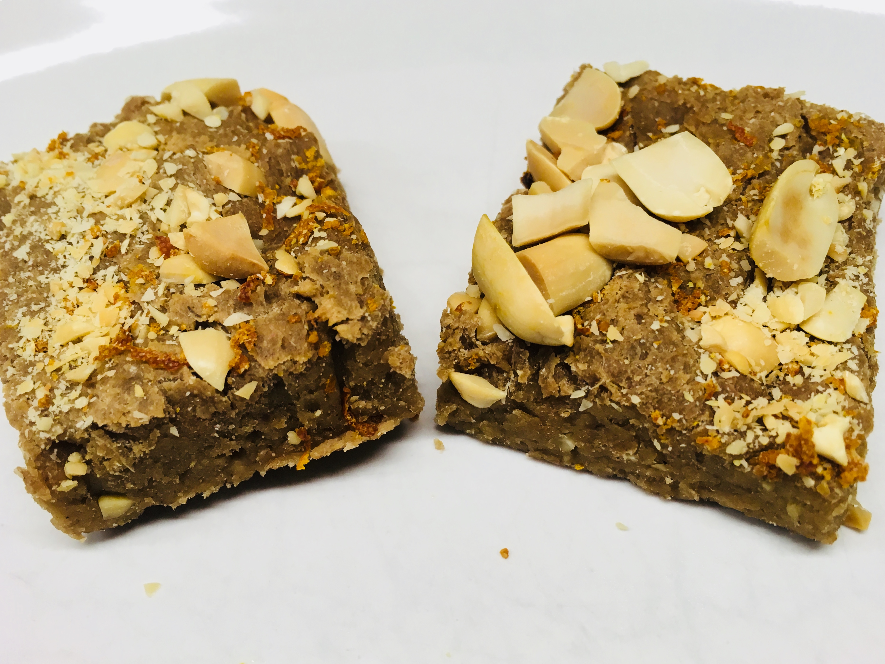 Bananen Erdnuss Riegel