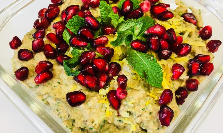 Baba Ganoush Auberginencreme mit Tahine
