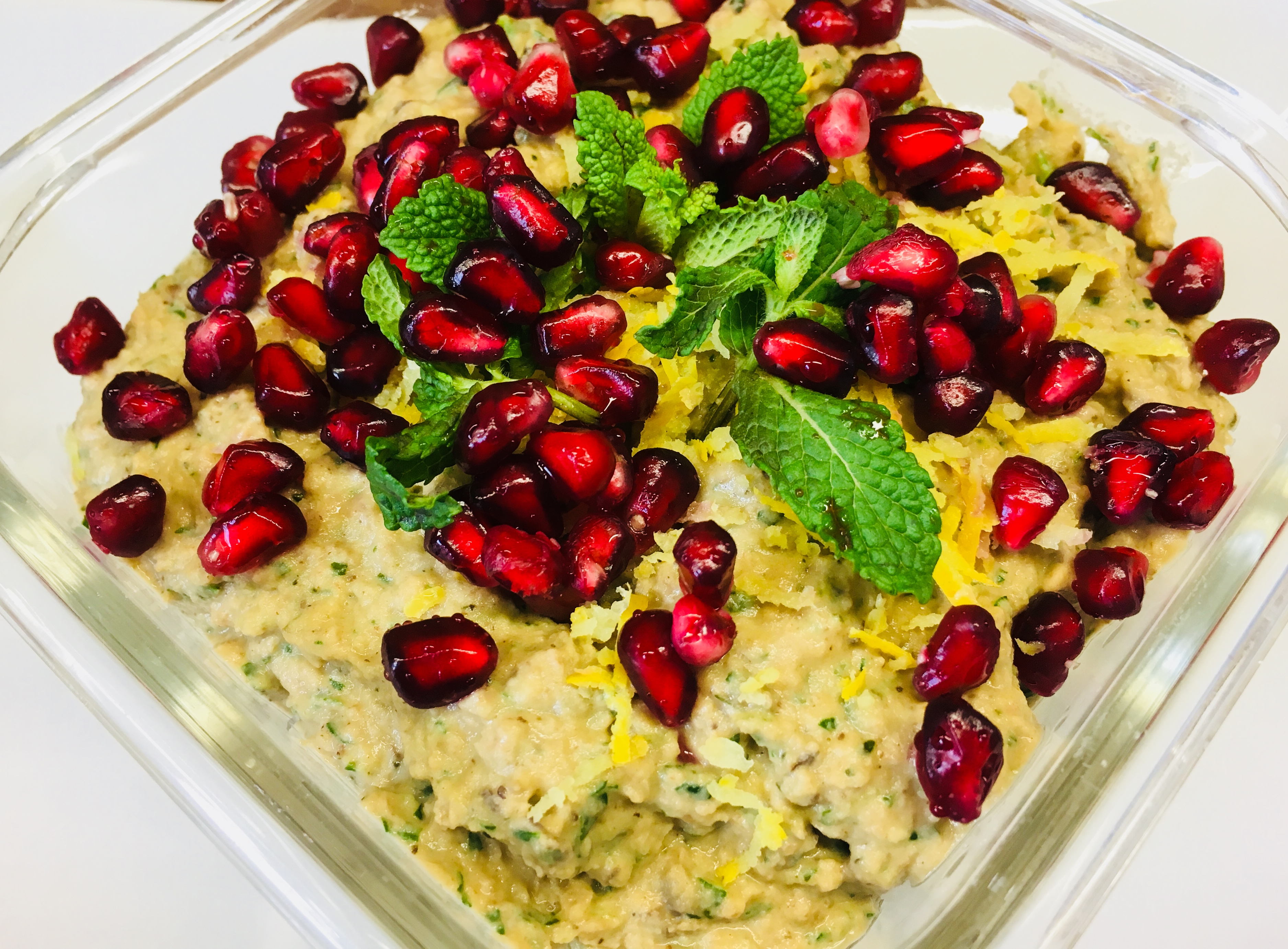Baba Ganoush Auberginencreme mit Tahine