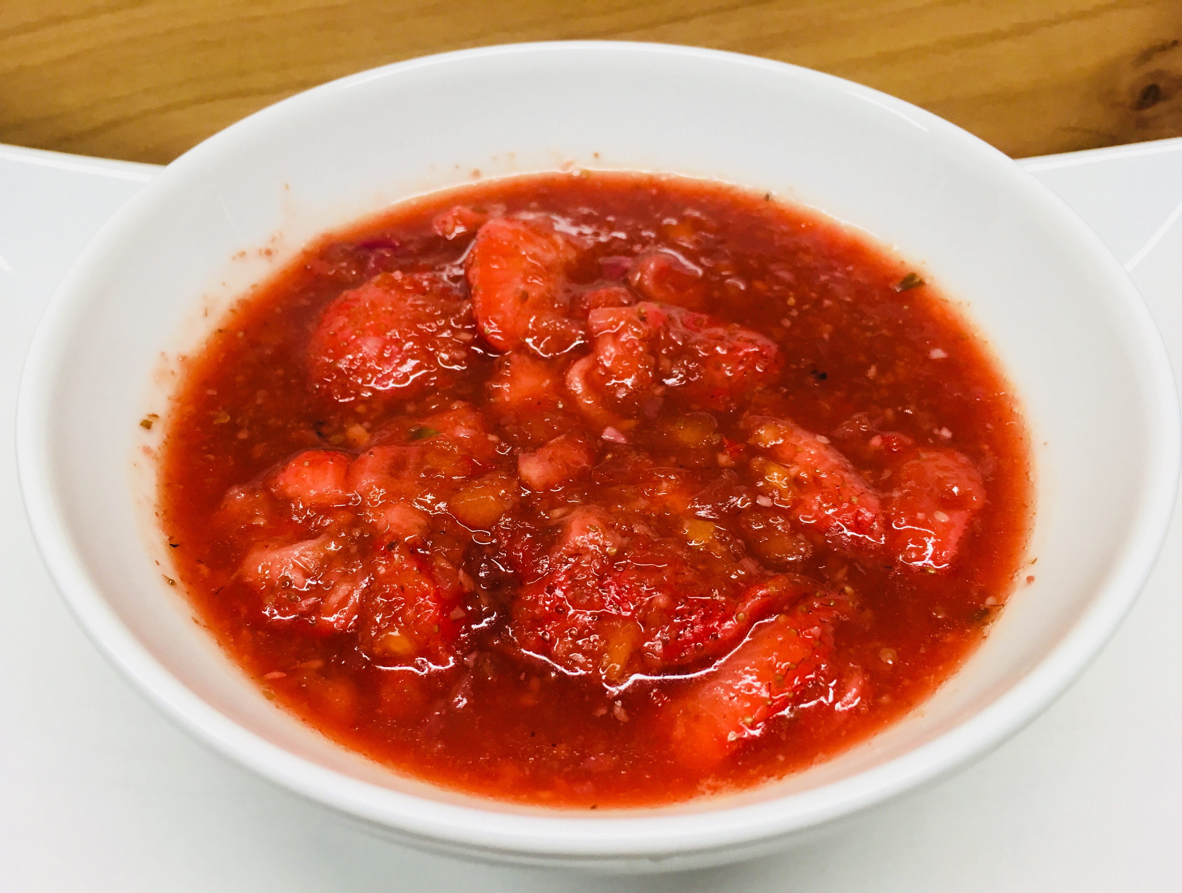 Erdbeer Chutney mit Ingwer und Chili