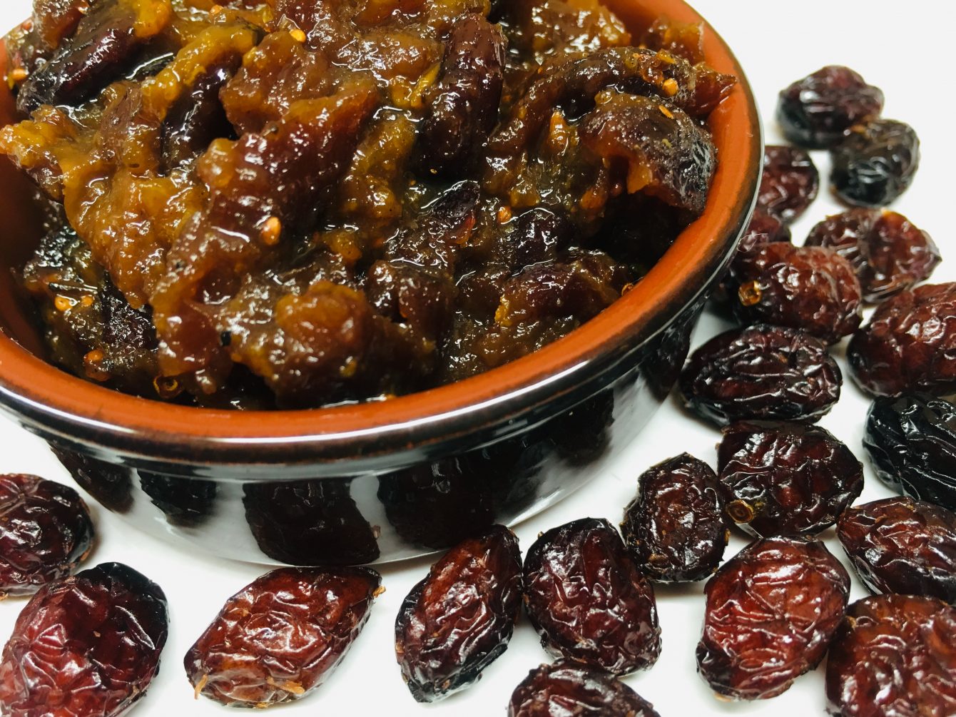 Cranberry Aprikosen Sauce mit Orange, Ingwer und Zimt